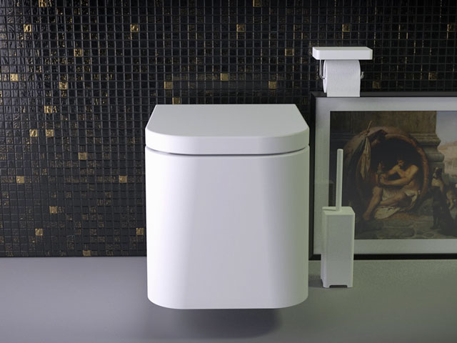 Feel rimless wallmounted WC