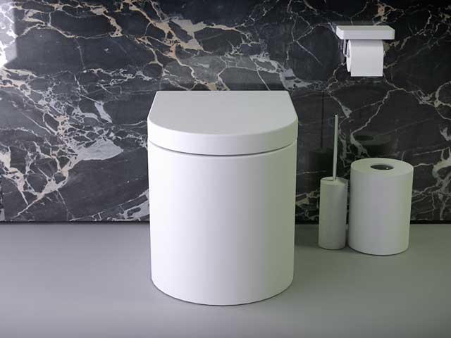 Prime rimless floorstanding WC