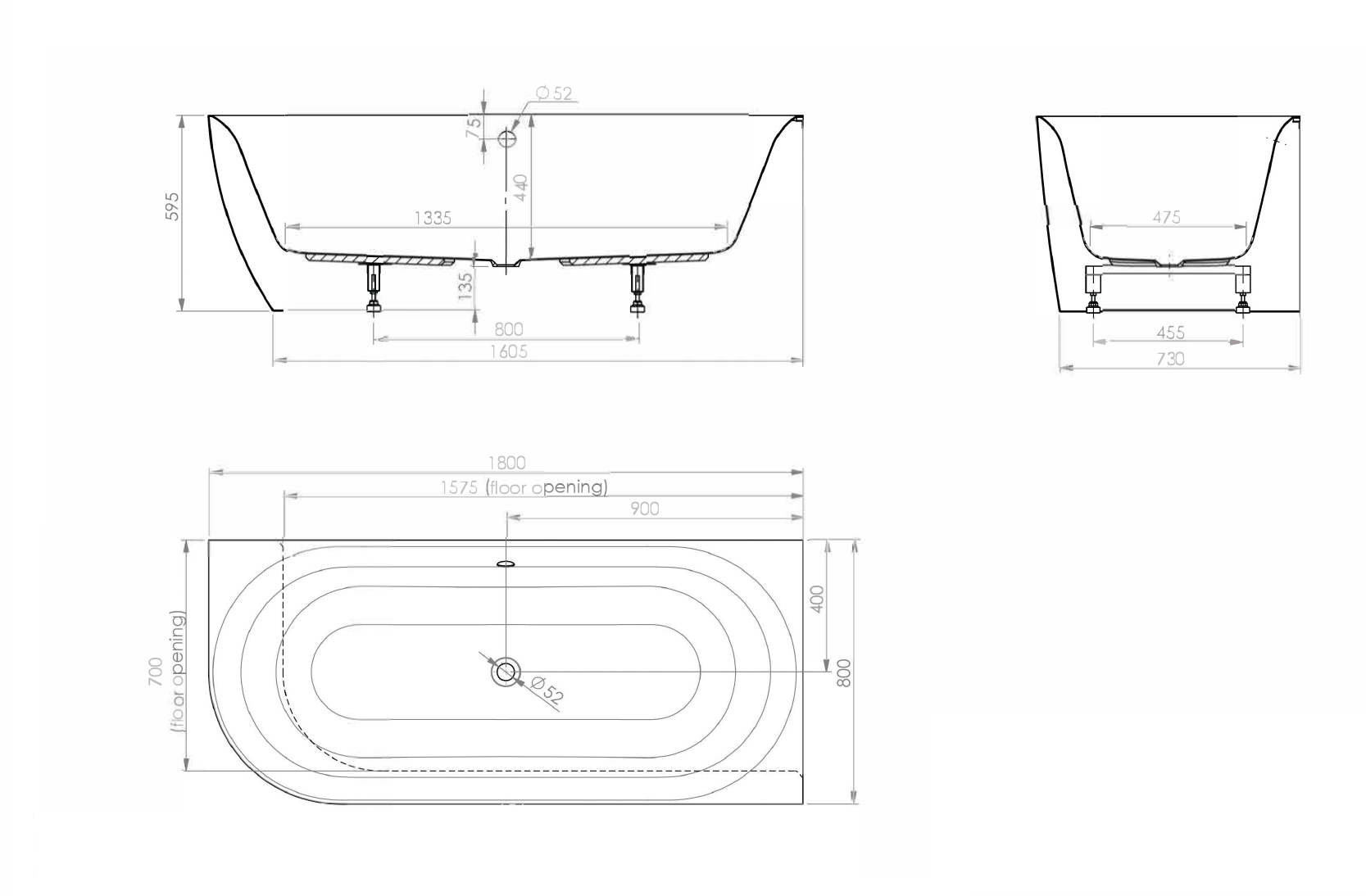 wall technical drawing