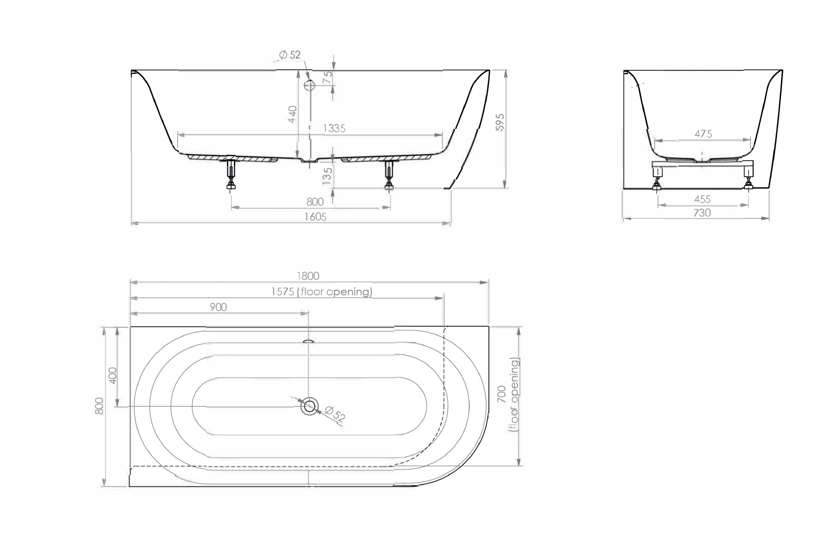 wall technical drawing