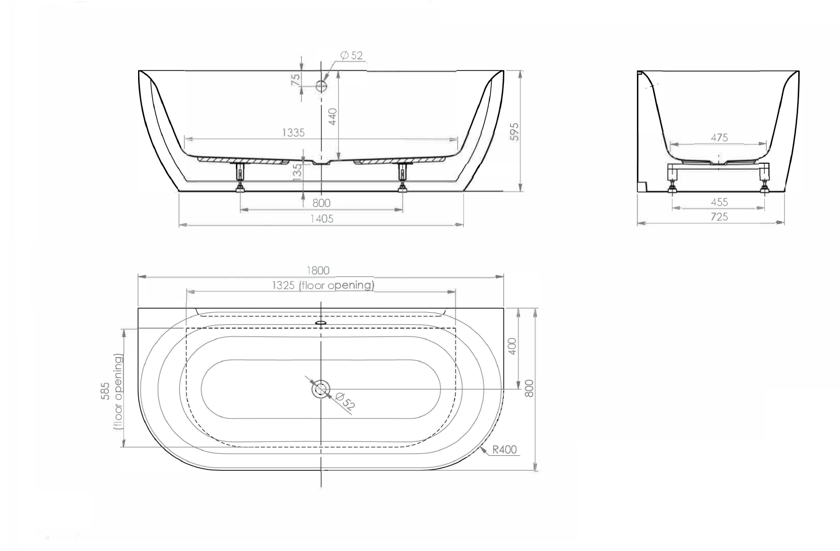 wall technical drawing