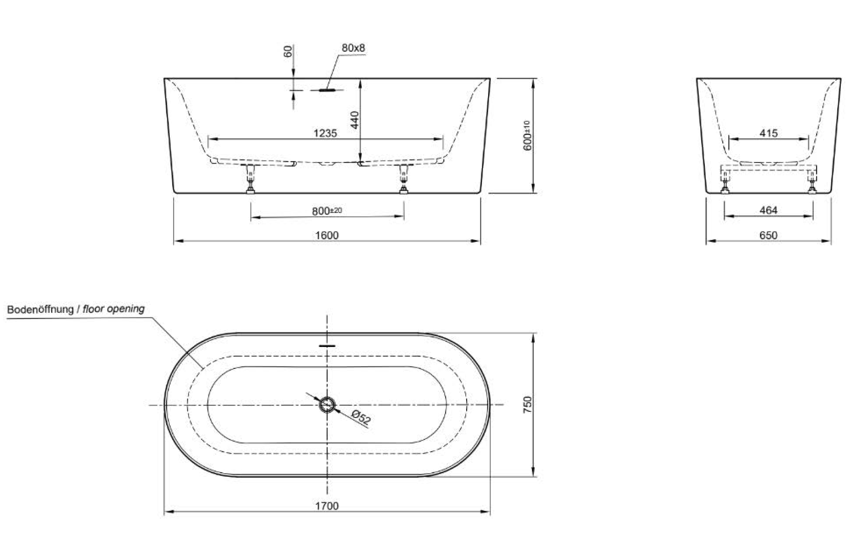 wall technical drawing