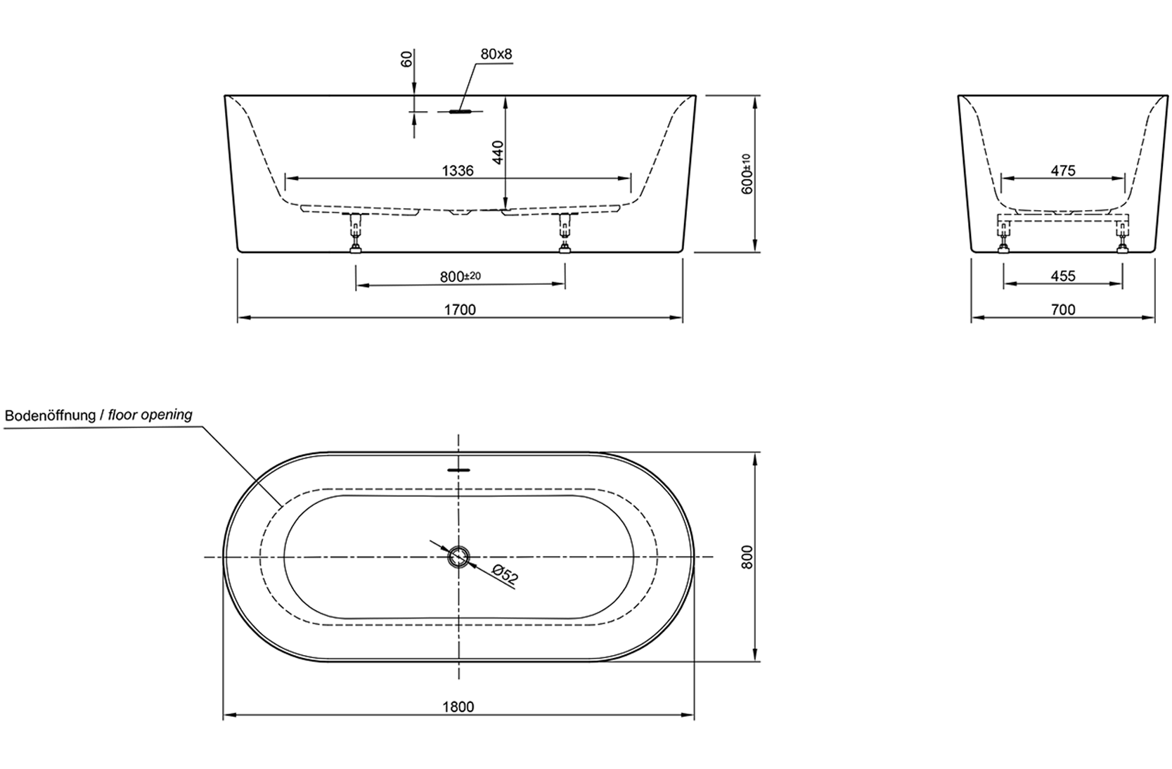 wall technical drawing
