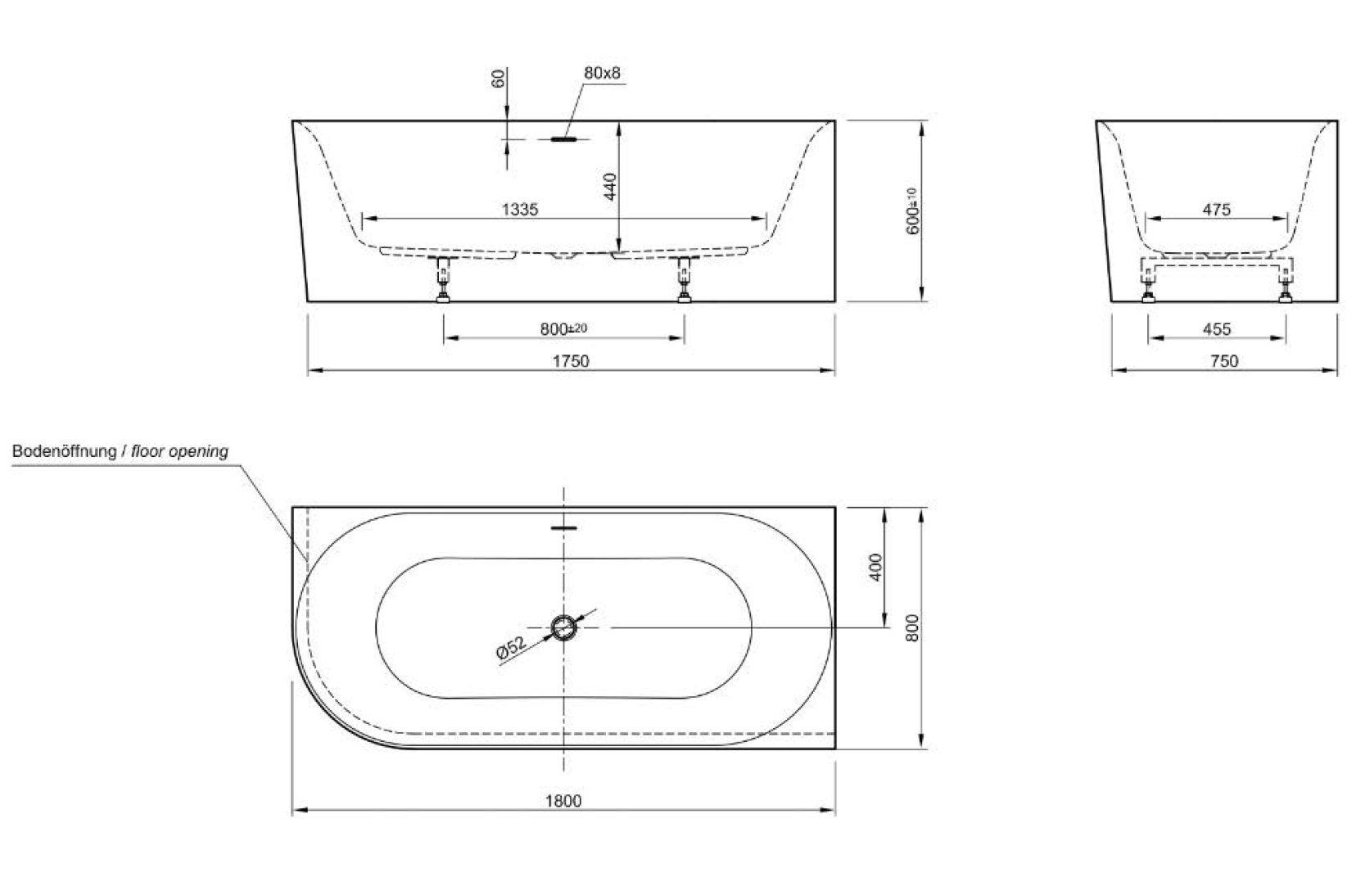wall technical drawing