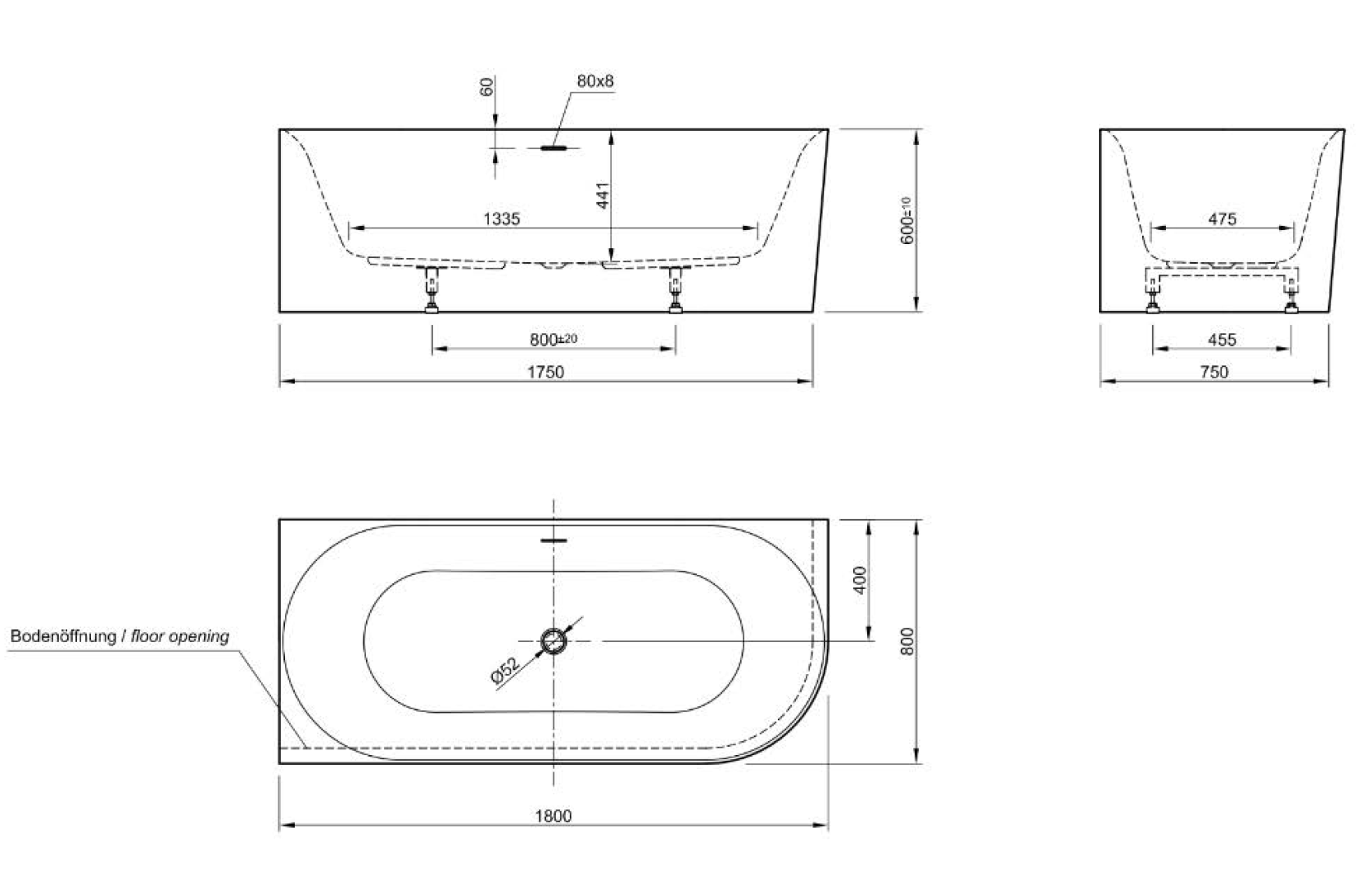 wall technical drawing
