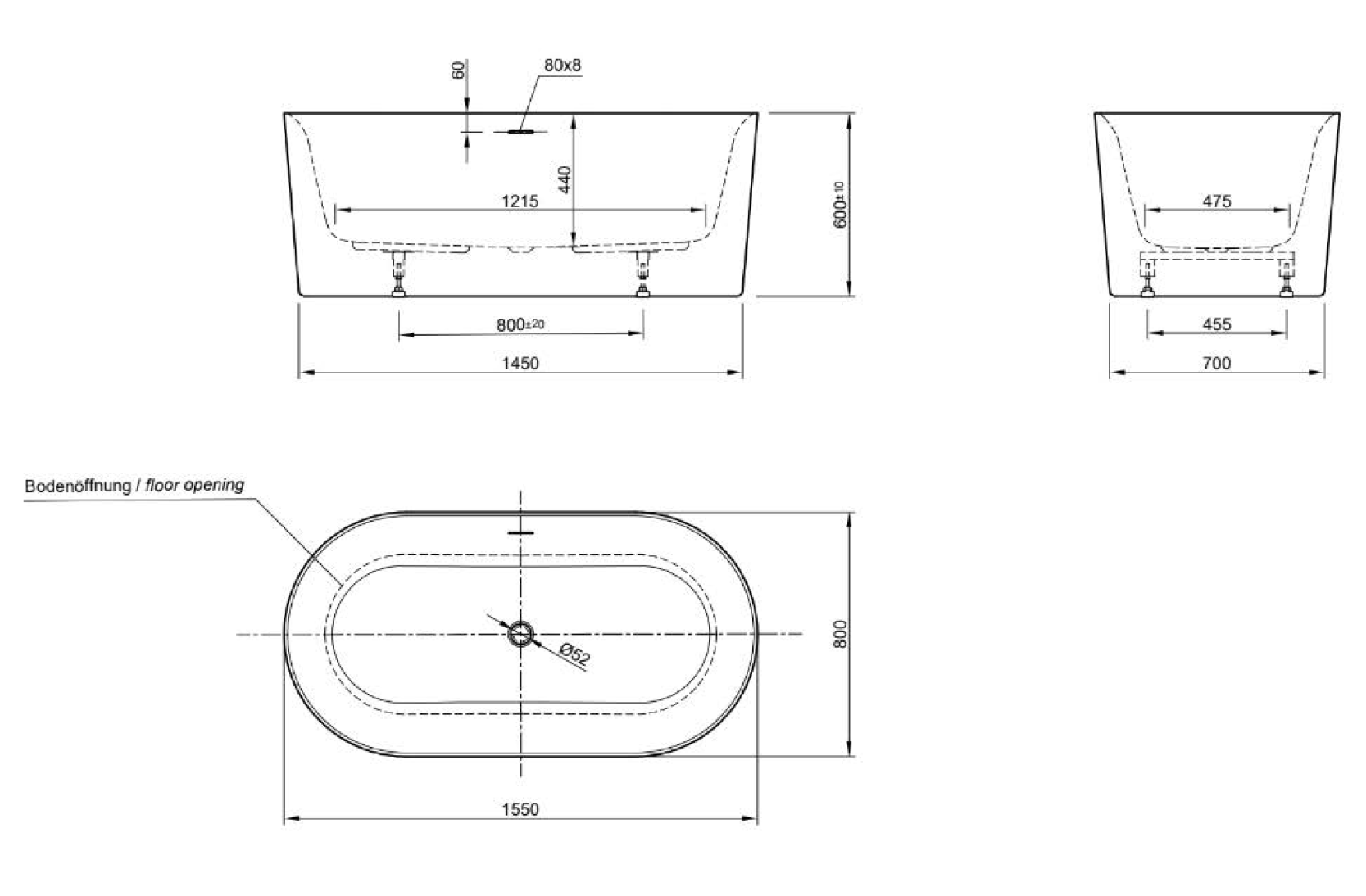 wall technical drawing
