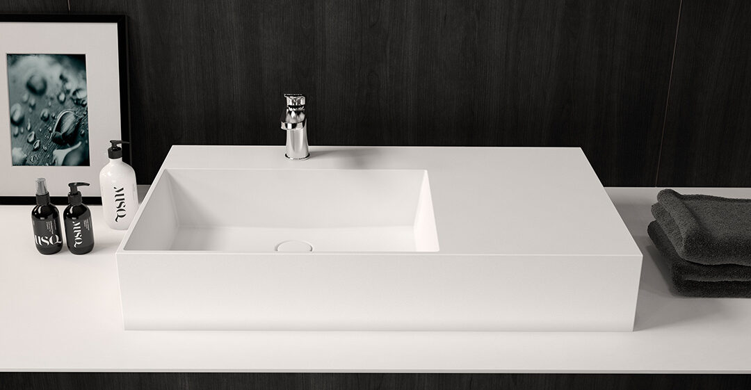 Smart+ countertop washbasin 80