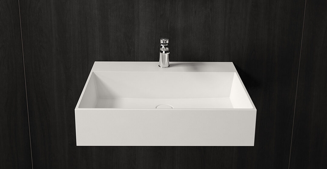 Smart+ wall mounted washbasin 60